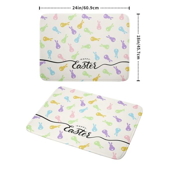 Easter Bunny Kitchen Drying Mat – Fast-Drying, Non-Slip Design - Picture 2 of 4